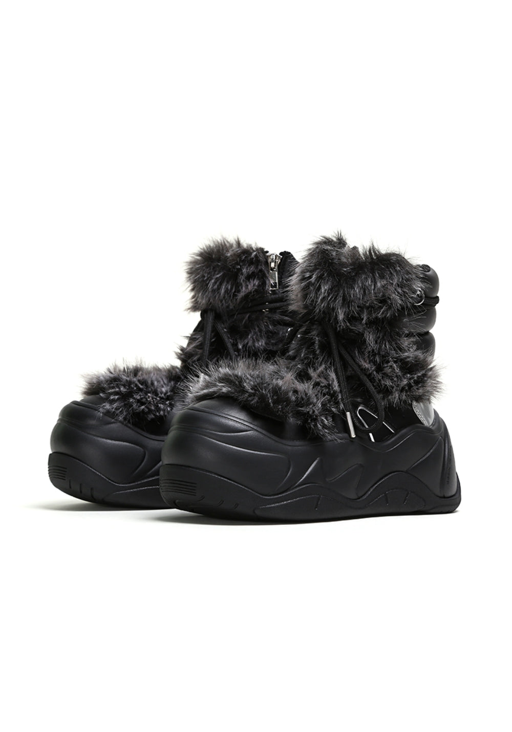 FYSPR丨6-Inch Fuzzy Platform Snow Boots - PSYLOS 1, FYSPR丨6-Inch Fuzzy Platform Snow Boots, Boots, FYSPR•JAPAN, PSYLOS 1